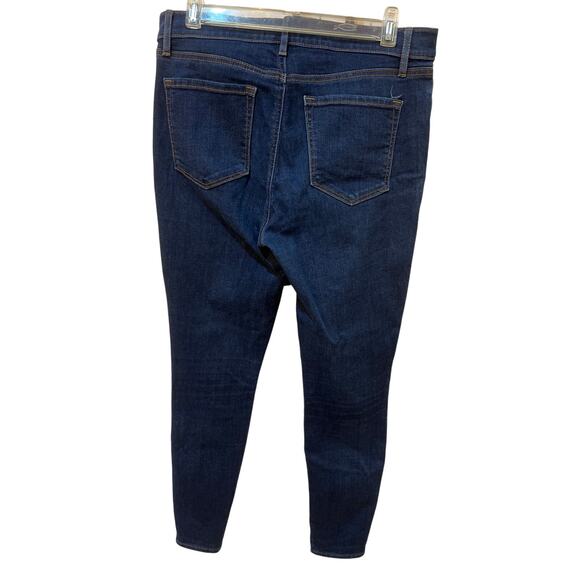 Ann Taylor Loft Jeggings Women’s 10/30 Dark Wash Skinny Stretch Jeans Comfy - Picture 4 of 6